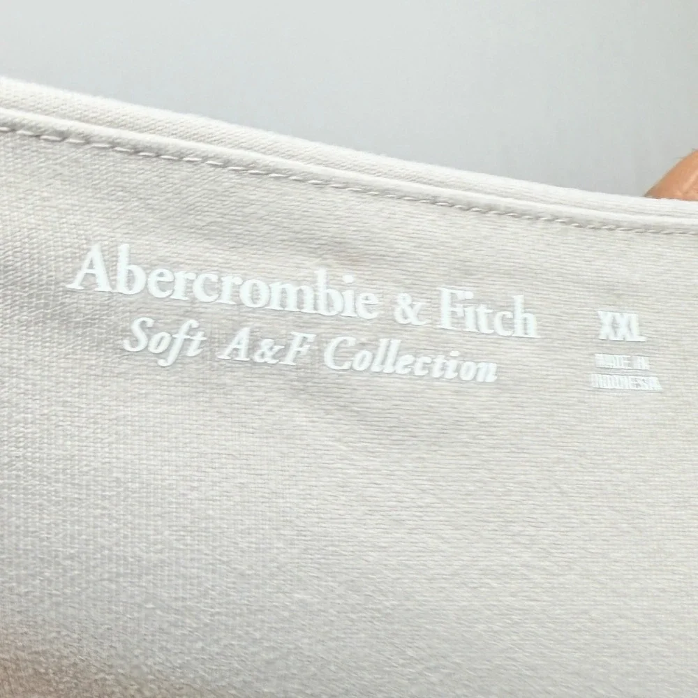 Abercrombie Fitch Soft A&F Collection Long Sleeve Square Neck Bodysuit XXL Gray - Picture 4 of 4